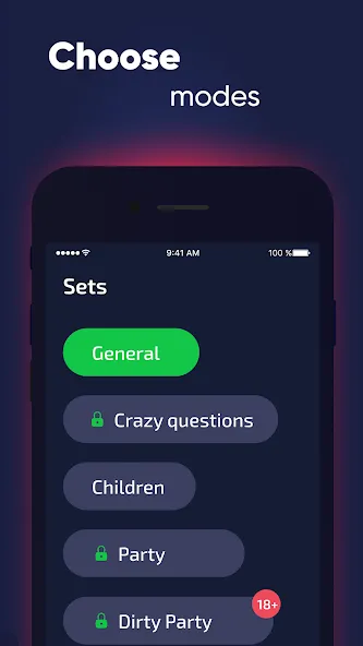 Скачать взлом Who's first? Words Party Game на Андроид — Все слова разблокированы — скриншот 2