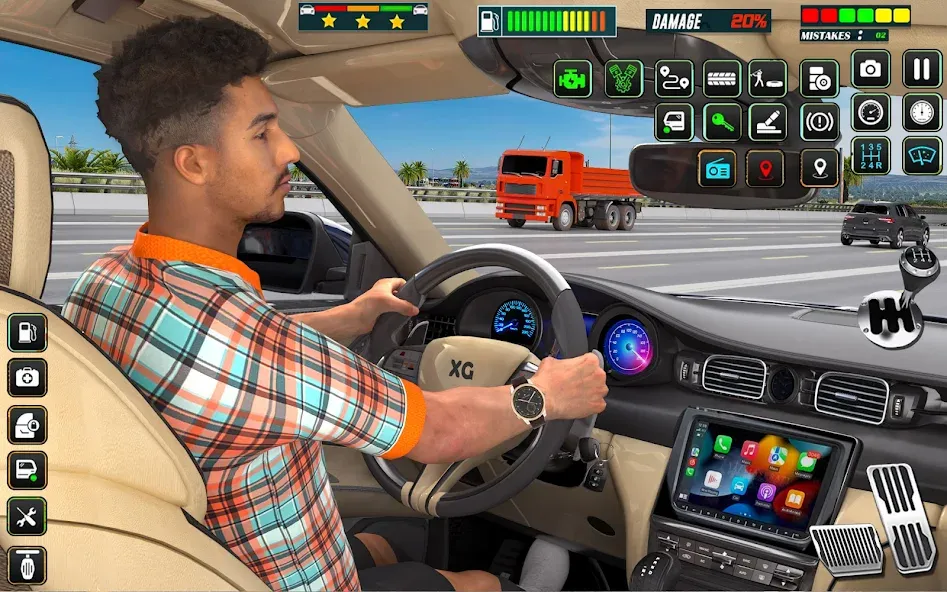 City Car Driving - Car Games — Мод: Много денег — скриншот 4