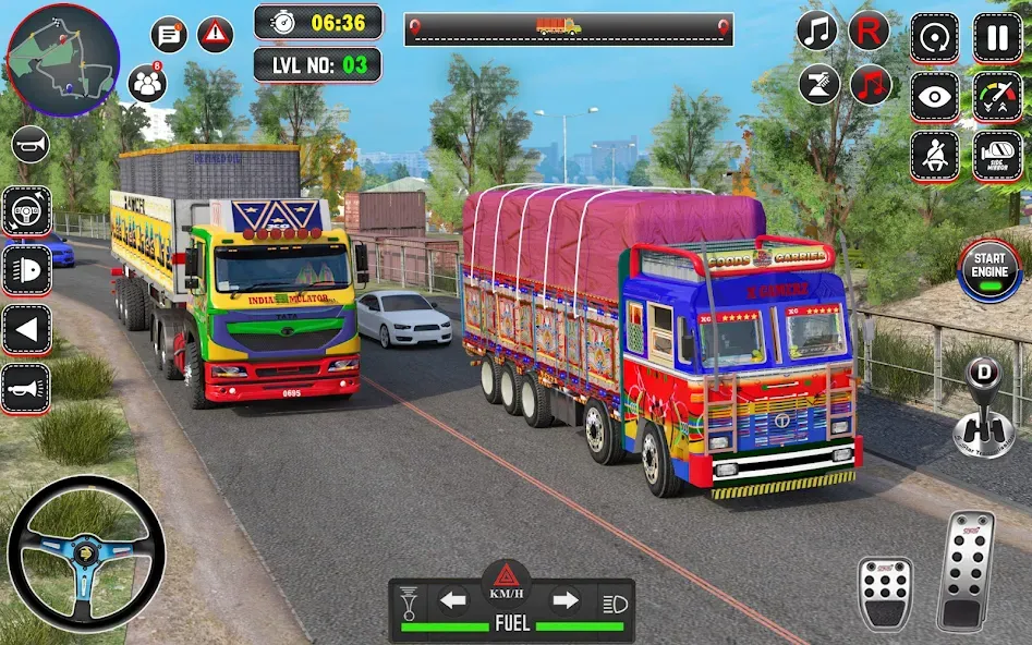 Скачать Indian Truck Drive Truck Games — Последняя версия (Много денег) — скриншот 4 Скачать Indian Truck Drive Truck Games — Последняя версия (Много денег) — скриншот 4