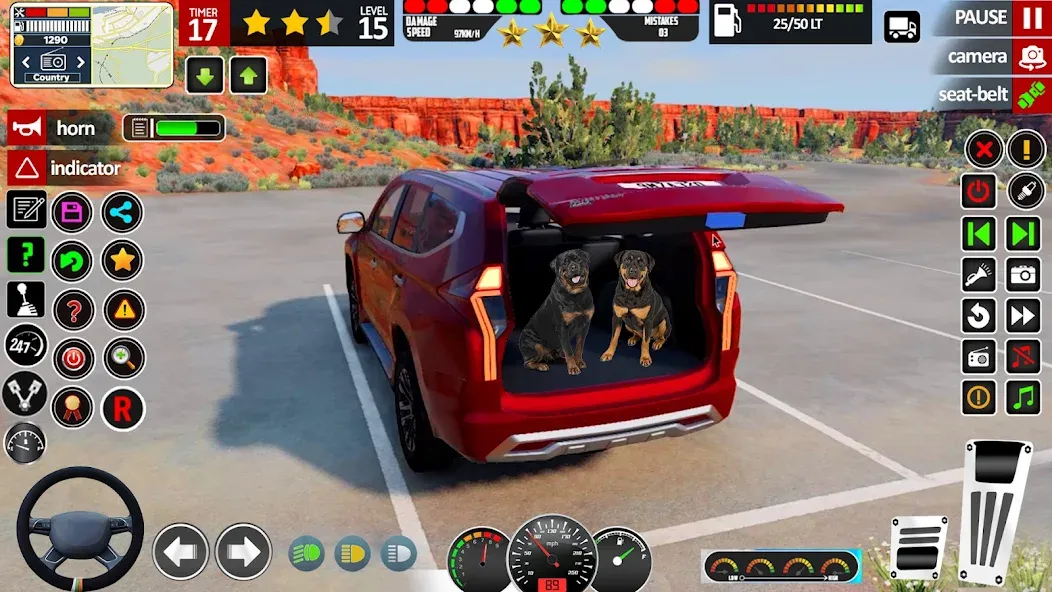 Скачать School Car Game 3d Car Driving на Android — Много денег и все машины открыты — скриншот 2