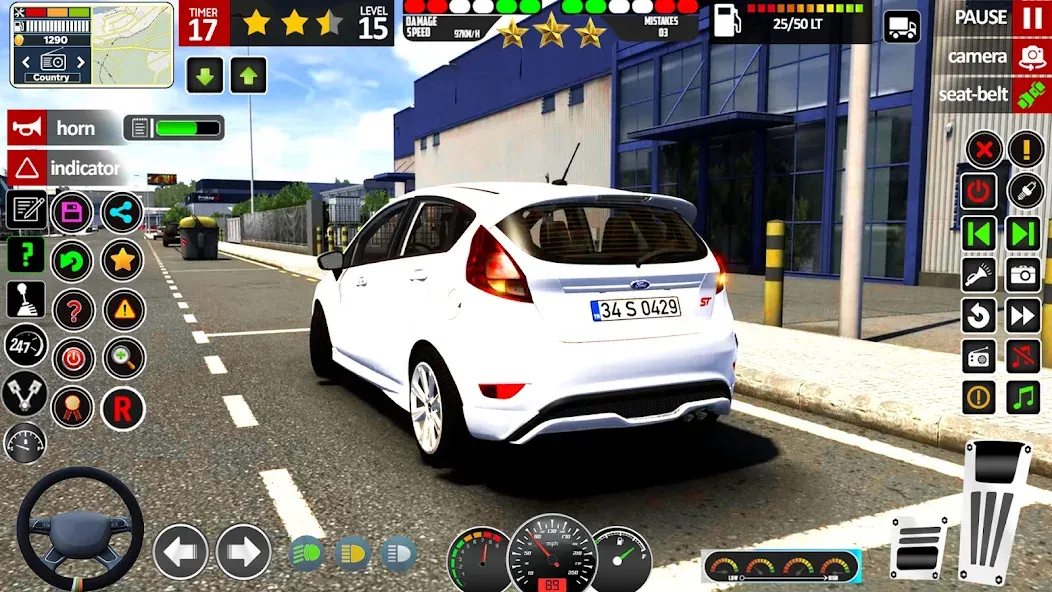 Скачать School Car Game 3d Car Driving на Android — Много денег и все машины открыты — скриншот 3