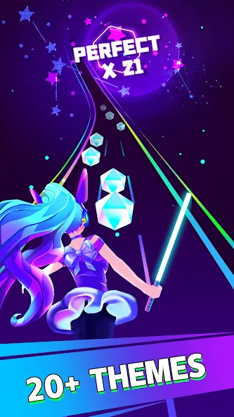 Скачать Beat Dancing EDM:music game на телефон — Много денег — скриншот 2 Скачать Beat Dancing EDM:music game на телефон — Много денег — скриншот 2