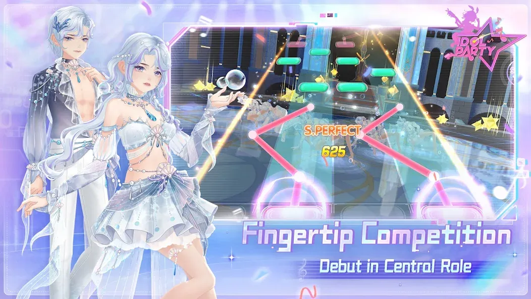 Idol Party (Мод Много денег и алмазов) — скриншот 2