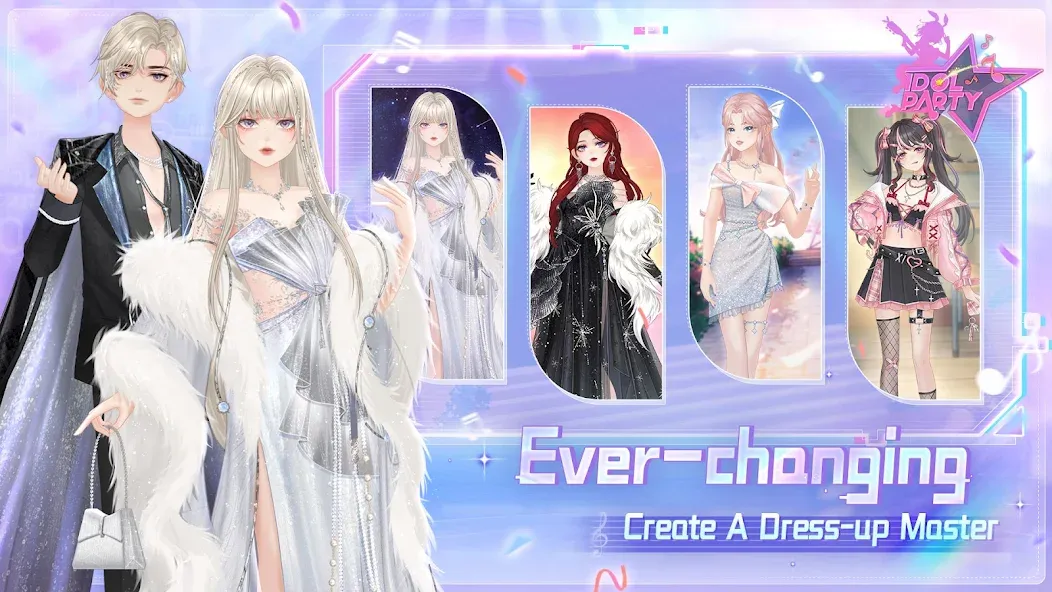 Idol Party (Мод Много денег и алмазов) — скриншот 4