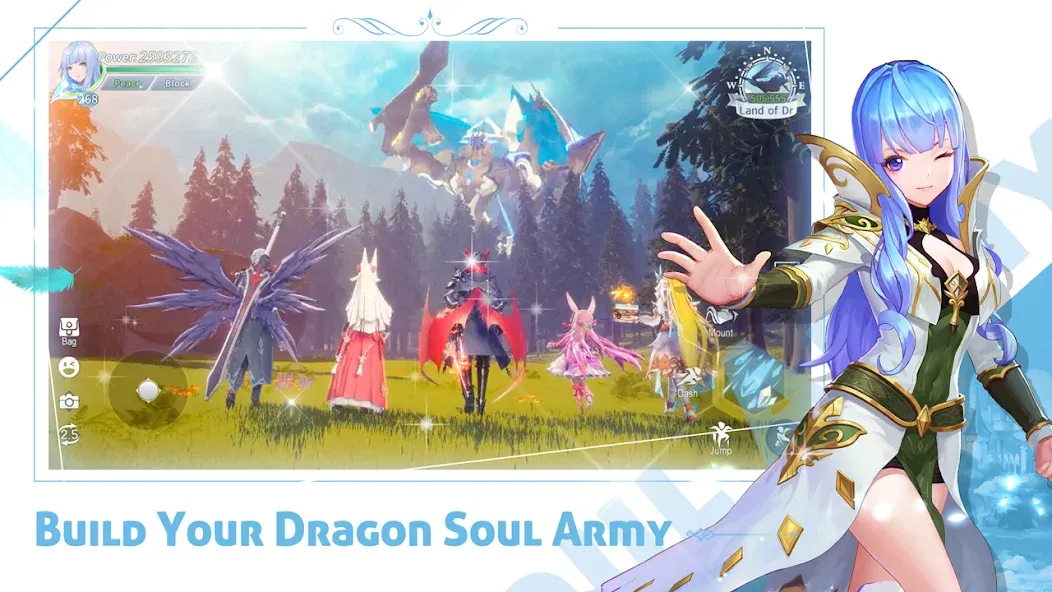 Взломанная Dragonicle: 2024 Fantasy RPG на Андроид — Много денег и бесконечные кристаллы — скриншот 4