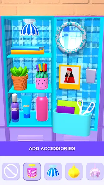 Скачать DIY Locker 3D с модом — Много денег — скриншот 4