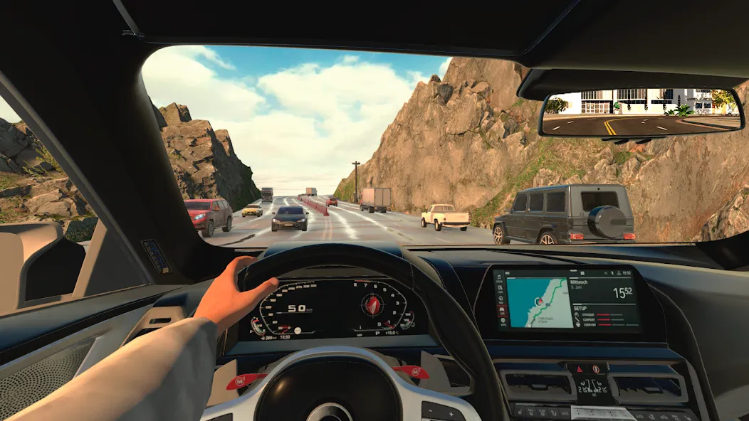 Drive Simulator: Traffic Race MOD APK — Много денег — скриншот 4 Drive Simulator: Traffic Race MOD APK — Много денег — скриншот 4