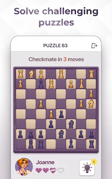 Скачать Chess Royale - Play and Learn с модом — Разблокированы премиум подсказки — скриншот 3