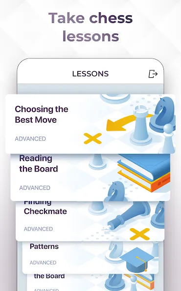 Скачать Chess Royale - Play and Learn с модом — Разблокированы премиум подсказки — скриншот 4