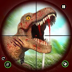 Dino Hunting Sniper Shooter 3D MOD APK на Android — Много денег