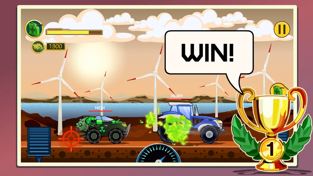 Mad Hill Racing: Bluetooth — Взломанная версия (Много денег) — скриншот 5