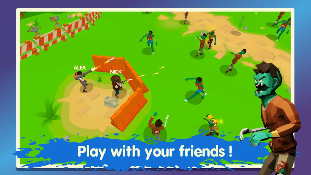 Скачать Two Guys & Zombies 3D: Online на Android — Много денег — скриншот 1 Скачать Two Guys & Zombies 3D: Online на Android — Много денег — скриншот 1