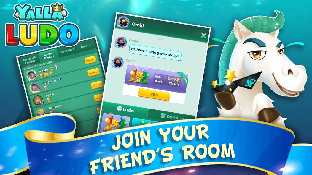 Yalla Ludo - Ludo&Domino Mod APK Много денег и алмазов — Скачать на Андроид — скриншот 5