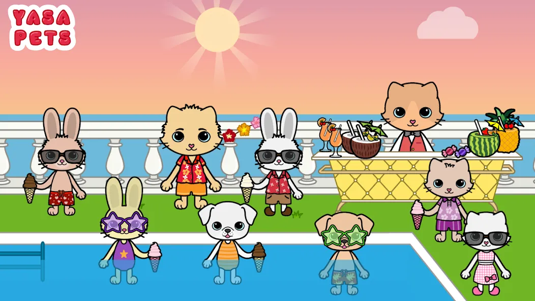 Скачать Yasa Pets Vacation на телефон — Все открыто — скриншот 3