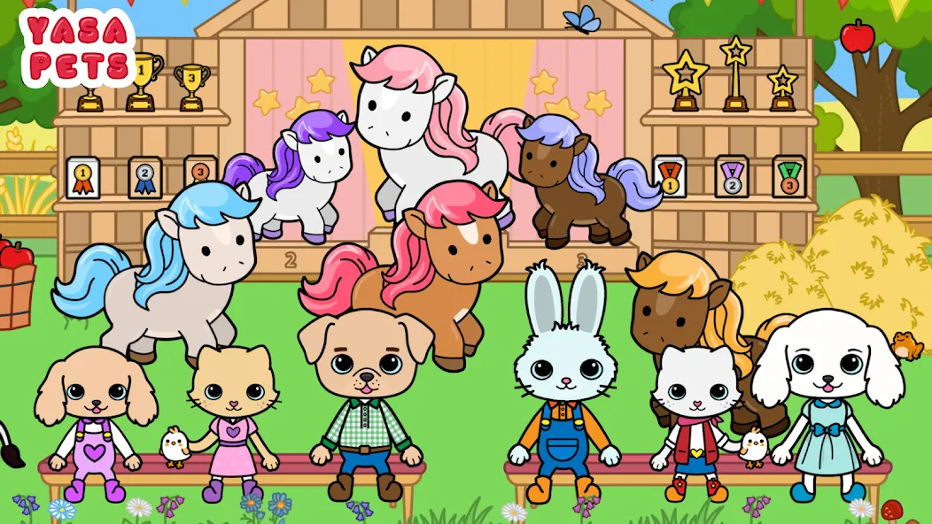 Скачать Yasa Pets Farm на телефон — Всё разблокировано — скриншот 2 Скачать Yasa Pets Farm на телефон — Всё разблокировано — скриншот 2