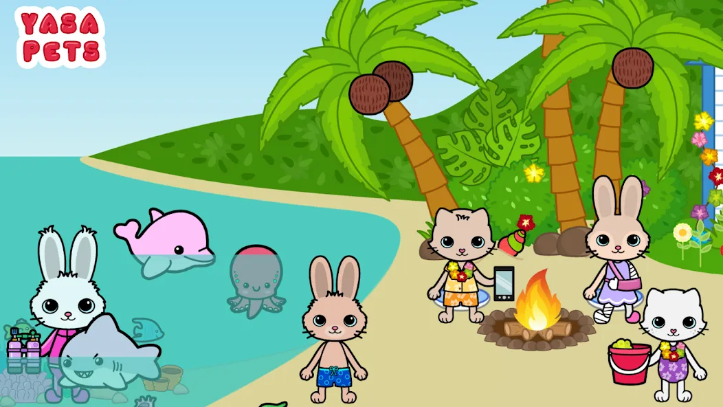 Взлом Yasa Pets Island — Все открыто — скриншот 2