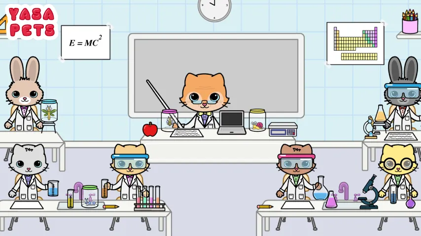 Yasa Pets School MOD APK — Все открыто — скриншот 1 Yasa Pets School MOD APK — Все открыто — скриншот 1