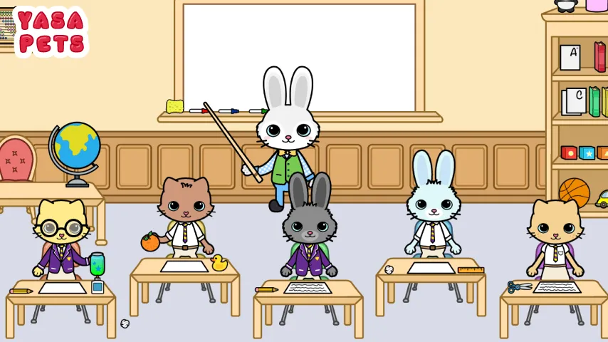Yasa Pets School MOD APK — Все открыто — скриншот 2 Yasa Pets School MOD APK — Все открыто — скриншот 2
