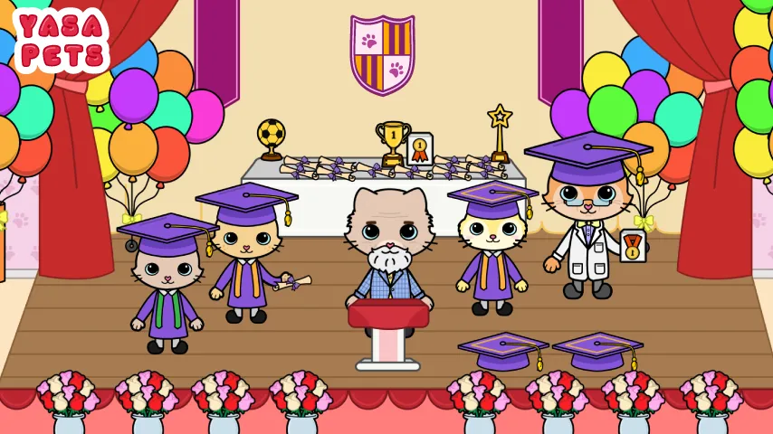 Yasa Pets School MOD APK — Все открыто — скриншот 3 Yasa Pets School MOD APK — Все открыто — скриншот 3