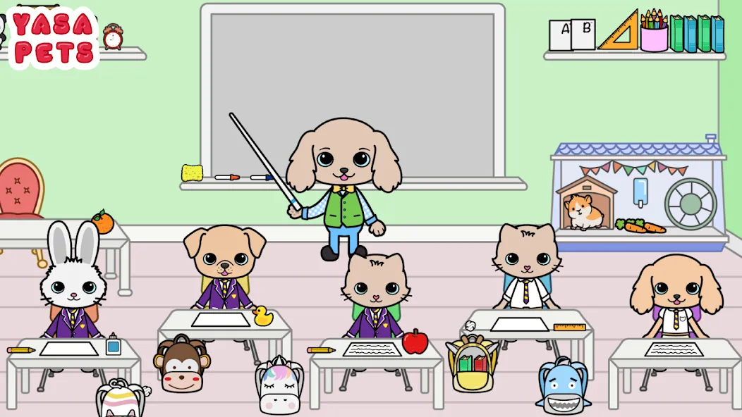 Скачать Yasa Pets Town (Мод: Все открыто) на Андроид — скриншот 5