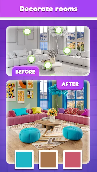 Скачать Tile Match Puzzle: Triple Game MOD APK — Много денег и без рекламы — скриншот 3 Скачать Tile Match Puzzle: Triple Game MOD APK — Много денег и без рекламы — скриншот 3