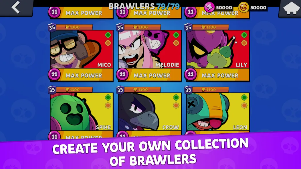 Скачать взломанную Brawl Box Stars Simulator — Много денег и кристаллов — скриншот 5