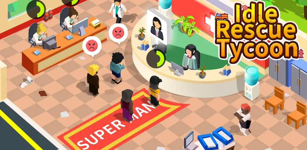 Idle Rescue Tycoon MOD APK на Android — Много денег — скриншот 5