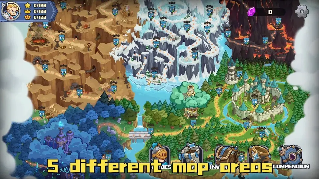 Chrono Crystal - Tower Defense (Мод Много денег) — скриншот 1