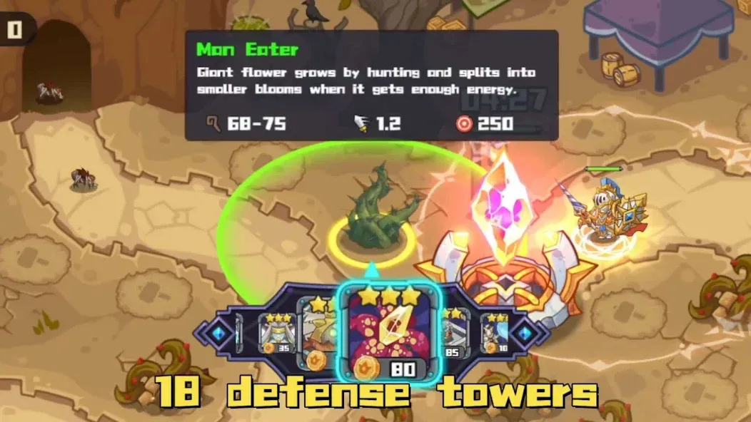 Chrono Crystal - Tower Defense (Мод Много денег) — скриншот 3
