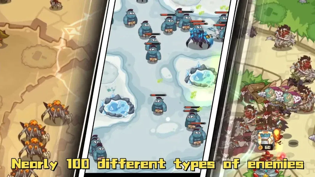 Chrono Crystal - Tower Defense (Мод Много денег) — скриншот 4