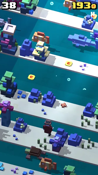 Скачать Crossy Road на Android — Много денег и всё открыто — скриншот 3