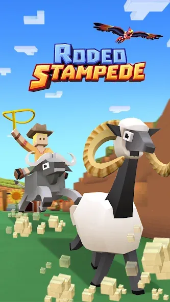 Скачать Rodeo Stampede: Sky Zoo Safari на Android — Много денег — скриншот 1