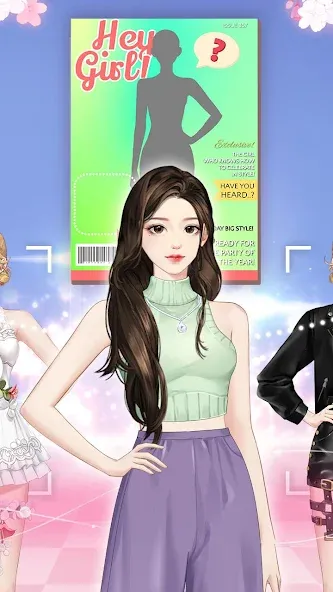 Скачать взлом Fashion City：Style&Dress Up на Андроид — Много денег и кристаллов — скриншот 1
