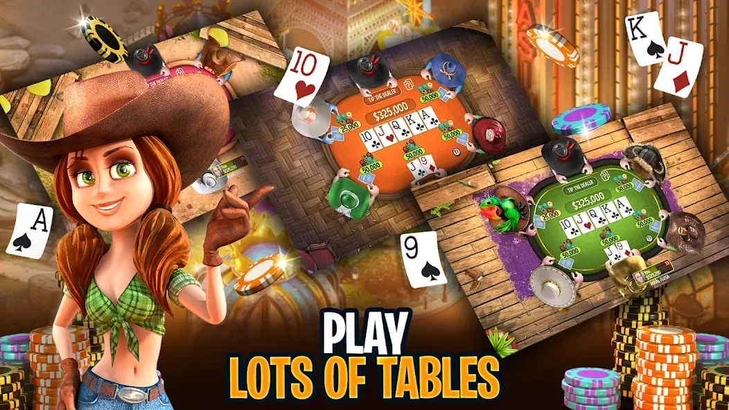Governor of Poker 3 - Texas — Взломанная версия (Много денег) — скриншот 3