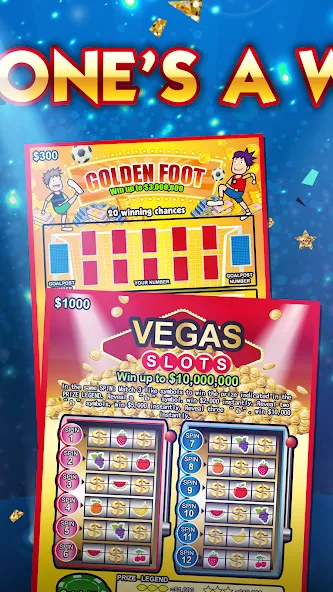 Lottery Scratch Off - Mahjong — Много денег и без рекламы — скриншот 2
