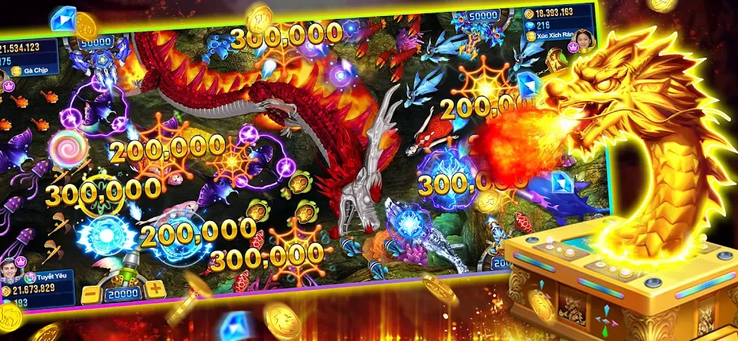 Скачать Dragon King:fish table games — Модификация Много денег — скриншот 4