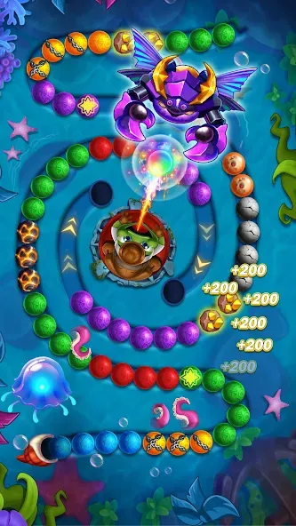 Скачать Marble Puzzle Legend с модом — Много жизней и без рекламы — скриншот 1