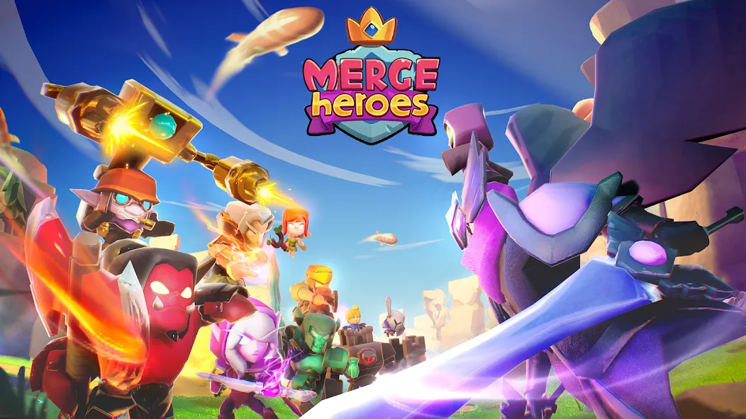 Скачать Merge Heroes: Tower Defense — Модификация Много денег — скриншот 1