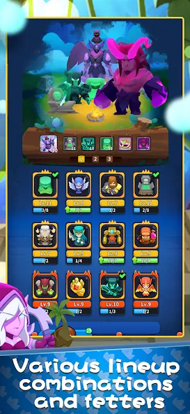 Скачать Merge Heroes: Tower Defense — Модификация Много денег — скриншот 5