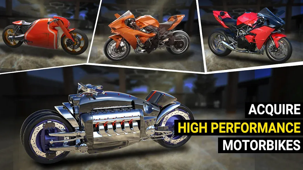 Скачать Speed Moto Dash:Real Simulator MOD APK — Много денег и всё открыто — скриншот 3