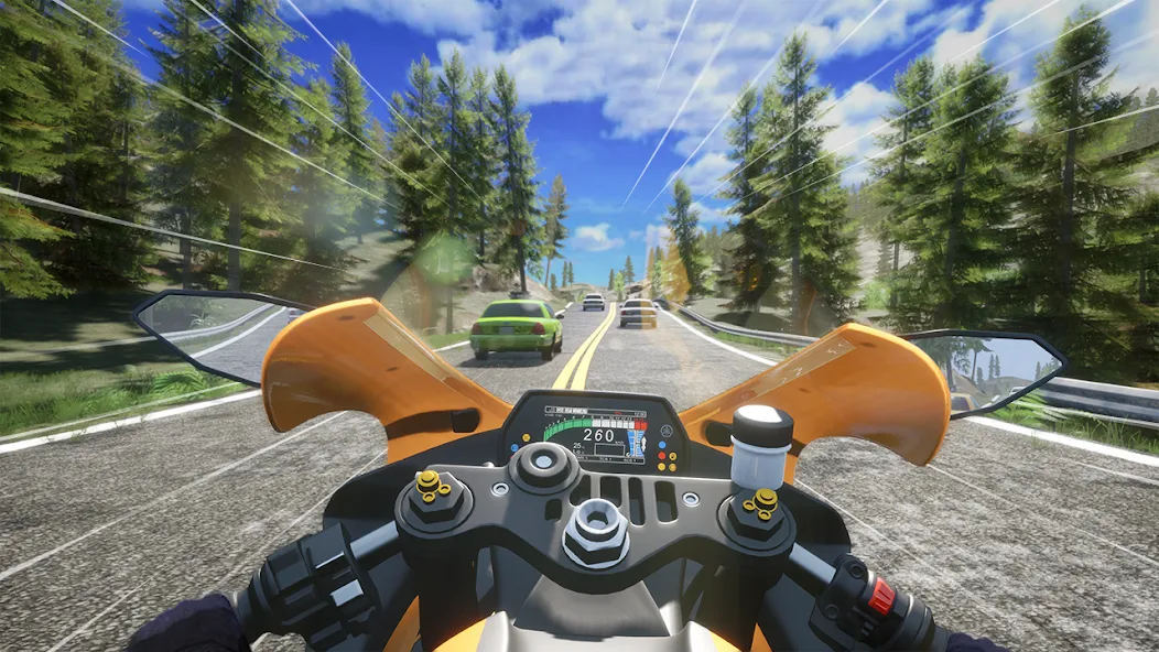 Скачать Speed Moto Dash:Real Simulator MOD APK — Много денег и всё открыто — скриншот 5