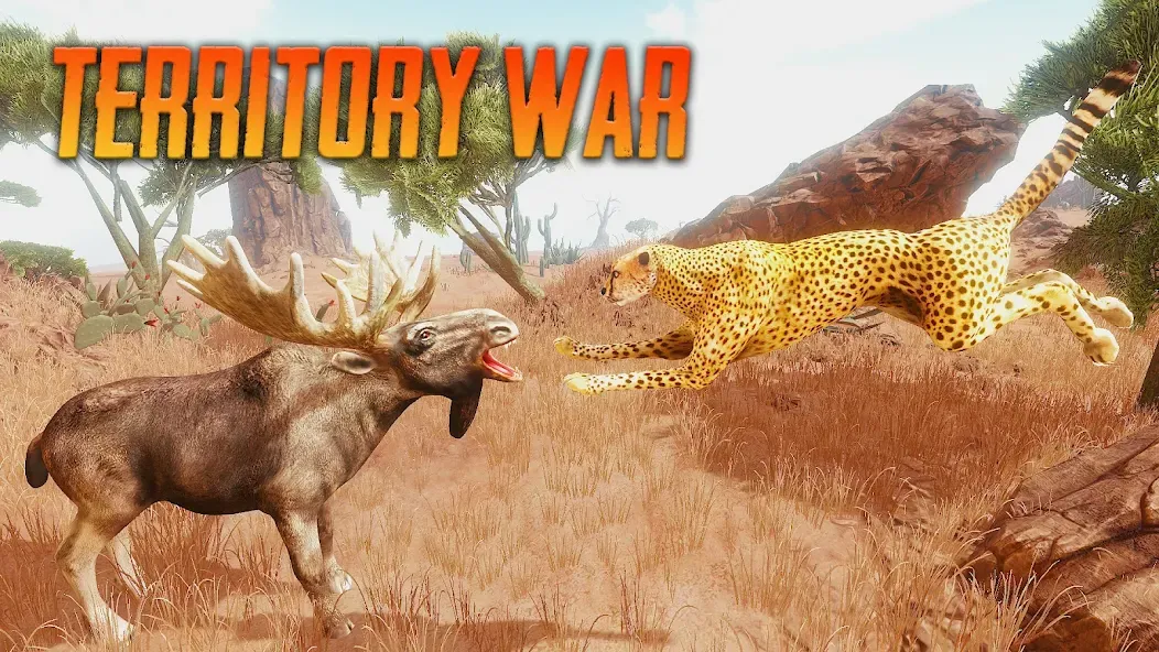 The Moose - Animal Simulator — Мод: Много денег и бесконечная выносливость — скриншот 2