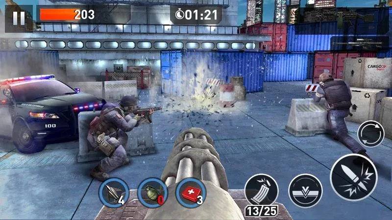 Взломанная Elite Killer: SWAT на Андроид — Много денег — скриншот 3