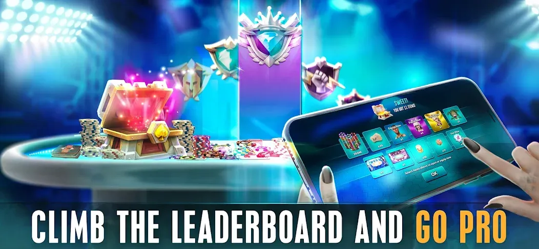 Скачать HD Poker: Texas Holdem Casino — Много денег — скриншот 4