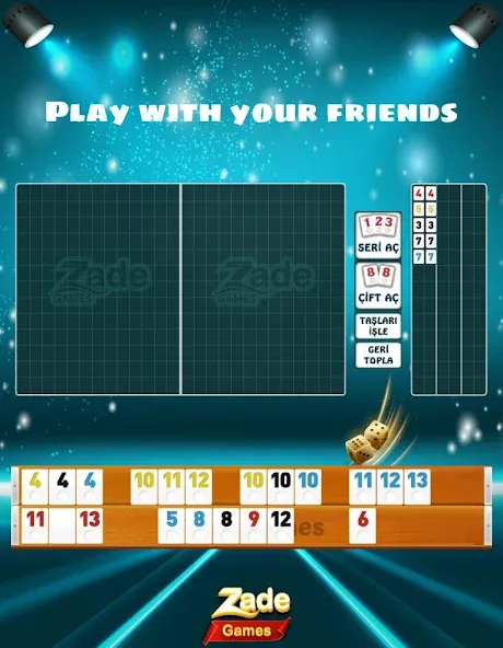 Взломанная 101 Okey Zade Games на Андроид — Много денег и без рекламы — скриншот 1