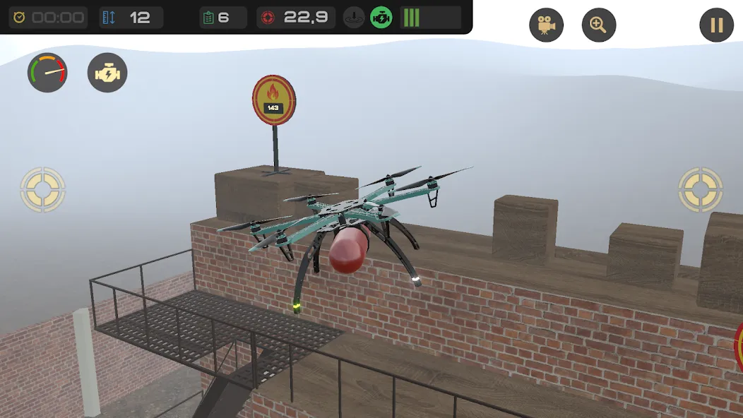 Edu Drone Simulator (Мод Много денег и все дроны разблокированы) — скриншот 2