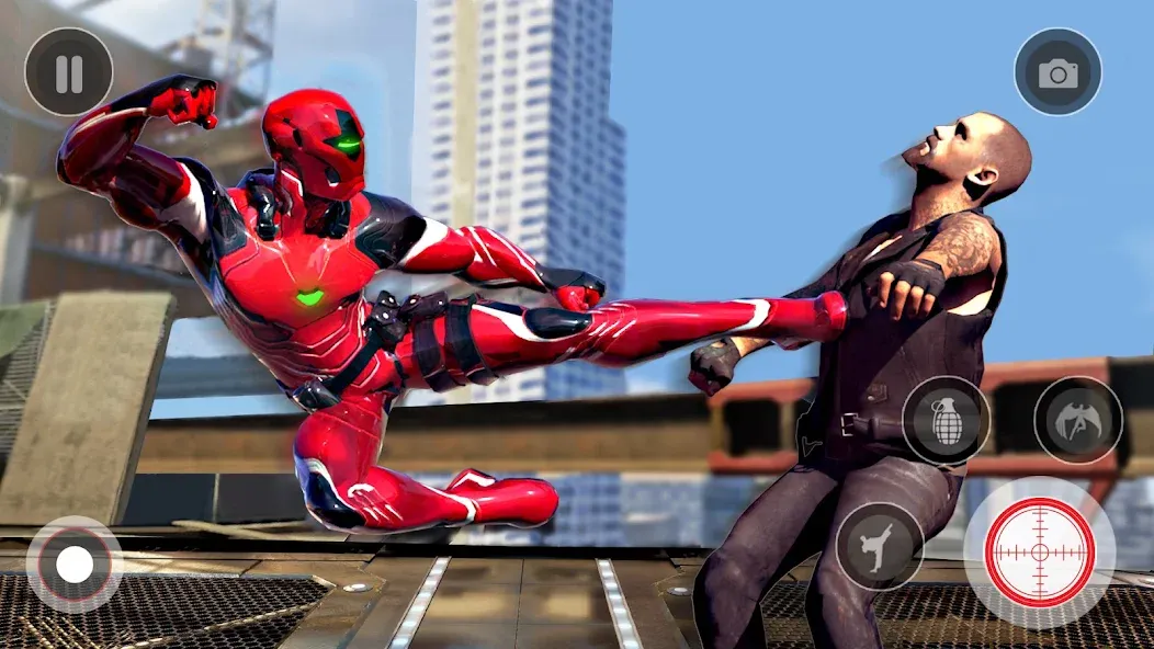Spider Miami Rope Hero Ninja MOD — Много денег и всё открыто на Андроид — скриншот 3