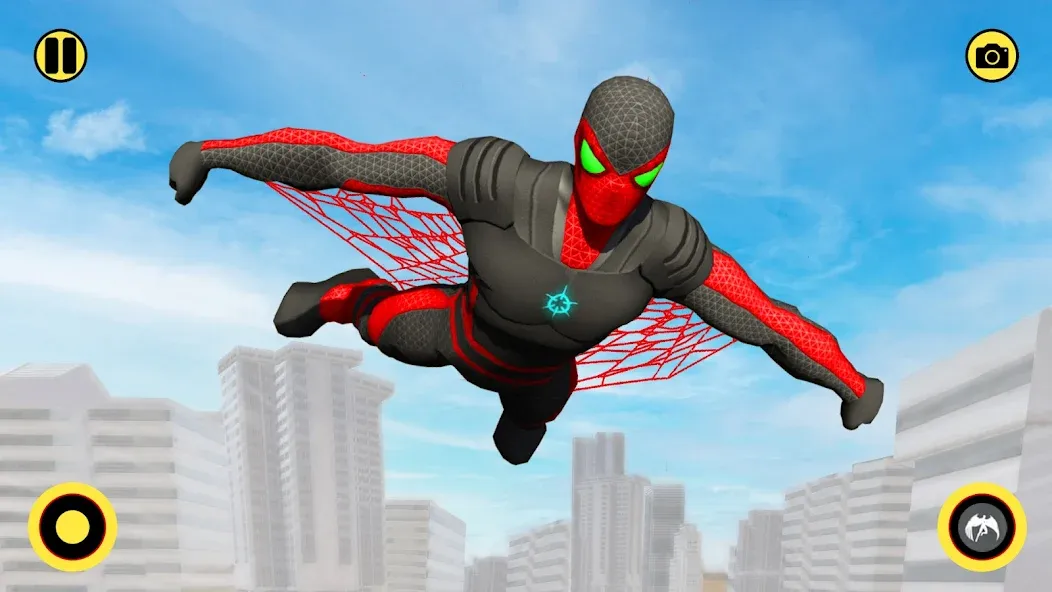 Spider Miami Rope Hero Ninja MOD — Много денег и всё открыто на Андроид — скриншот 4