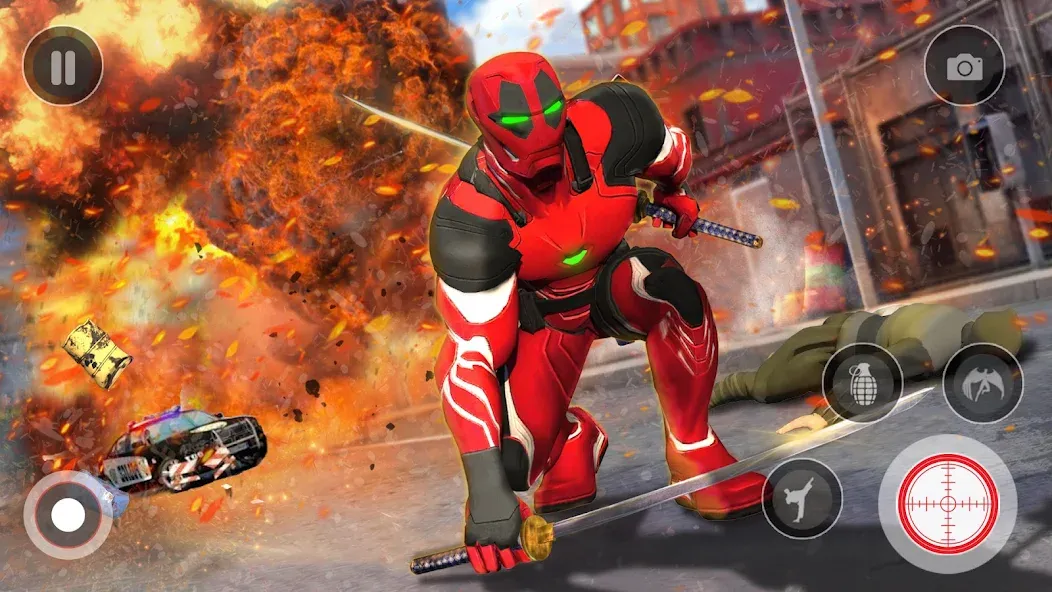 Spider Miami Rope Hero Ninja MOD — Много денег и всё открыто на Андроид — скриншот 5