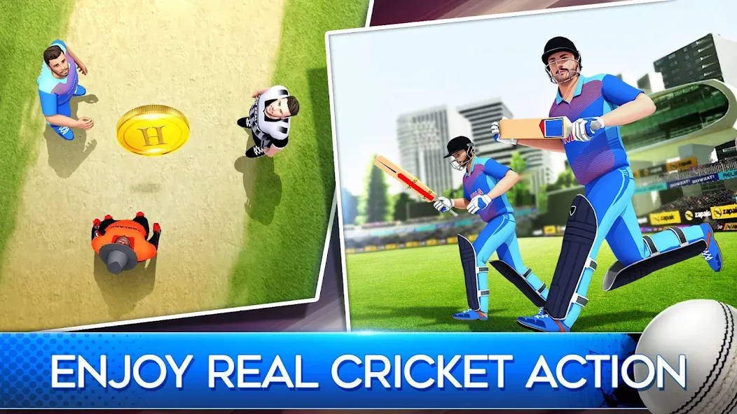 World Cricket Premier League — Мод: Много денег — скриншот 1